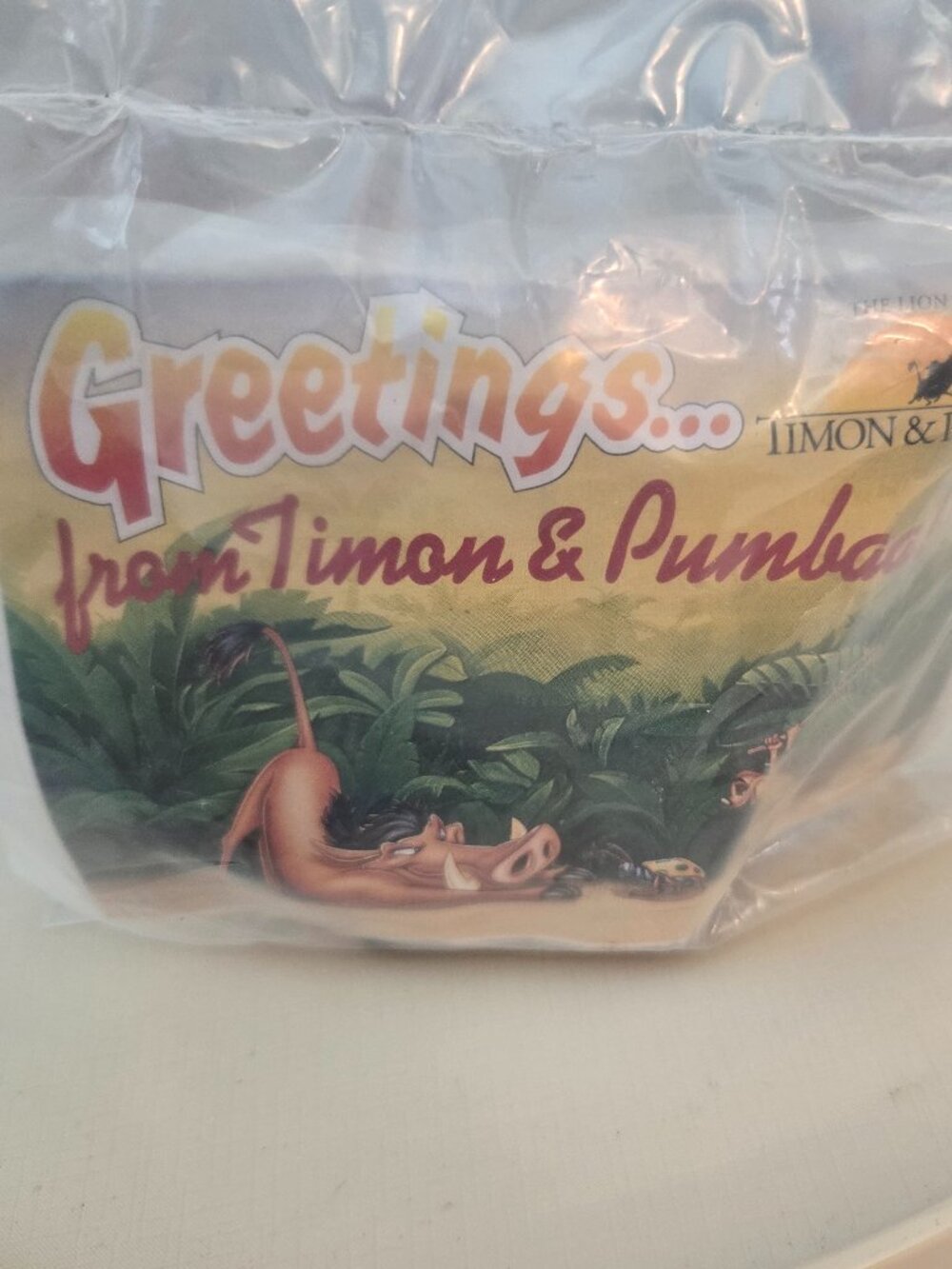 Burger King Kids Club 1996 Disney's Timon & Pumbaa Timon Action Figure